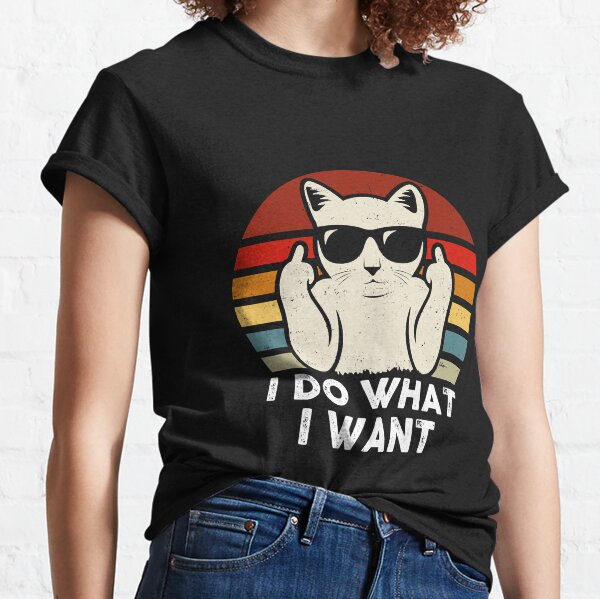 rude cat shirt