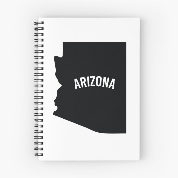 Item preview, Arizona State Outline Silhouette With Text designed and sold by qdesigns-az.