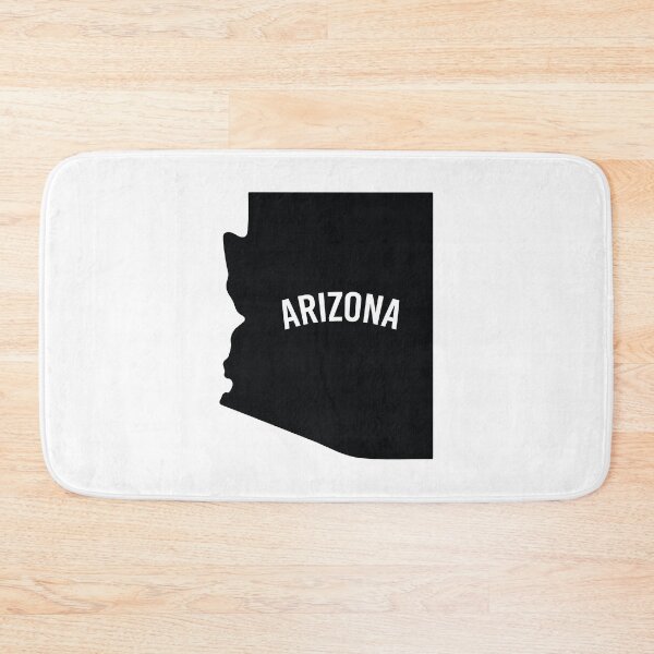 Item preview, Arizona State Outline Silhouette With Text designed and sold by qdesigns-az.