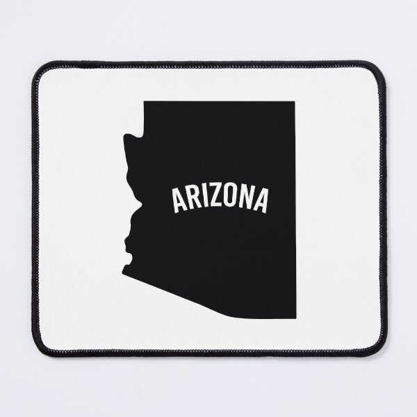 Item preview, Arizona State Outline Silhouette With Text designed and sold by qdesigns-az.