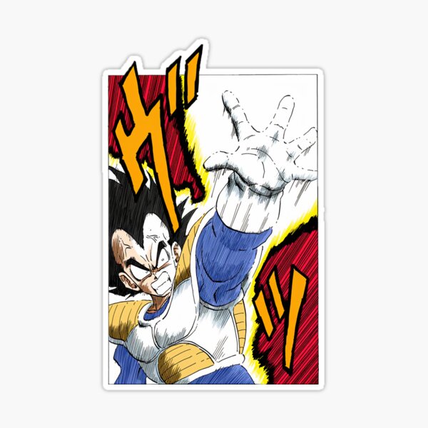 Goku and Gohan Manga Sticker for Sale by SenorFiredude