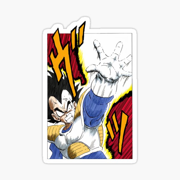 Mecha Vegeta Sticker for Sale by Anime and More