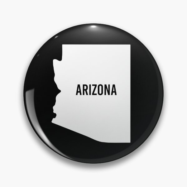 Item preview, Arizona State Outline Silhouette With Text designed and sold by qdesigns-az.