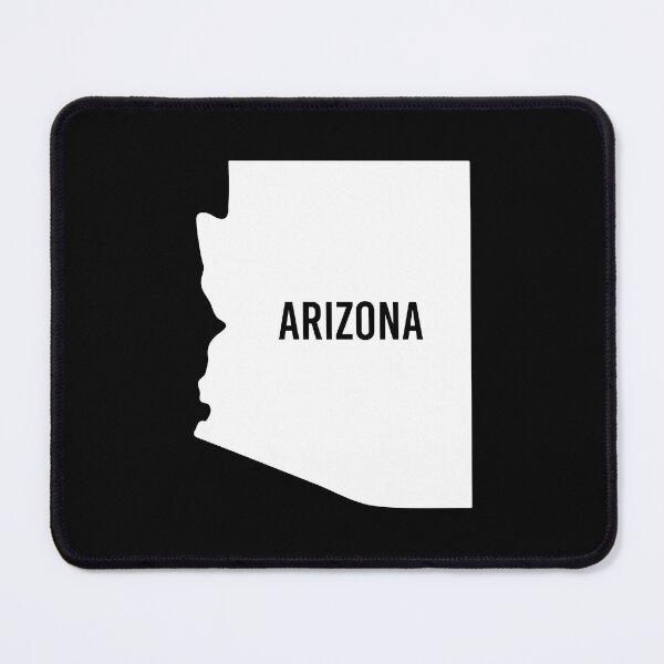 Item preview, Arizona State Outline Silhouette With Text designed and sold by qdesigns-az.