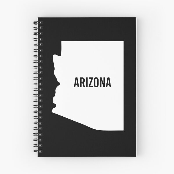 Item preview, Arizona State Outline Silhouette With Text designed and sold by qdesigns-az.