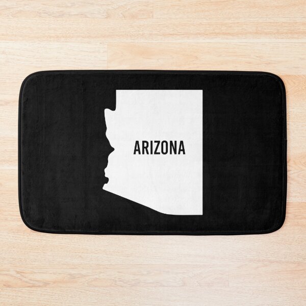 Item preview, Arizona State Outline Silhouette With Text designed and sold by qdesigns-az.