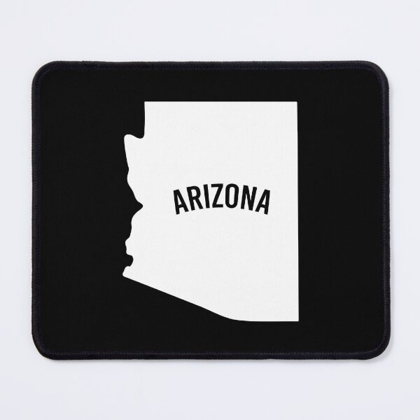Item preview, Arizona State Outline Silhouette With Text designed and sold by qdesigns-az.