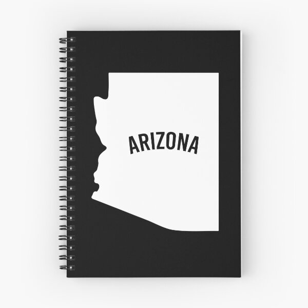Item preview, Arizona State Outline Silhouette With Text designed and sold by qdesigns-az.