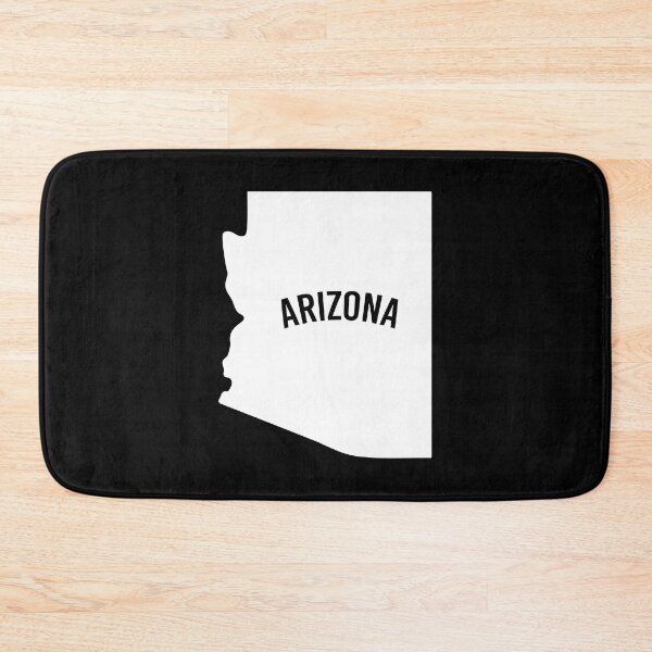 Item preview, Arizona State Outline Silhouette With Text designed and sold by qdesigns-az.