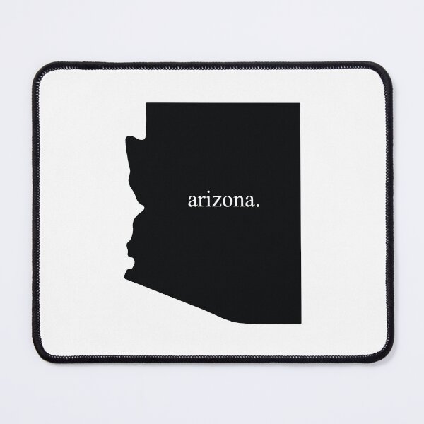 Item preview, Arizona State Outline Silhouette With Text designed and sold by qdesigns-az.