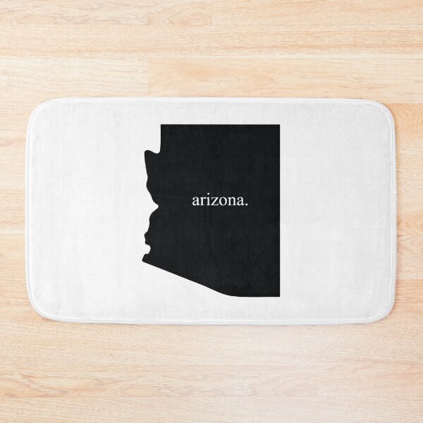 Item preview, Arizona State Outline Silhouette With Text designed and sold by qdesigns-az.