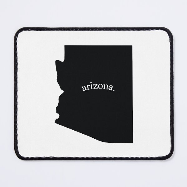 Item preview, Arizona State Outline Silhouette With Text designed and sold by qdesigns-az.