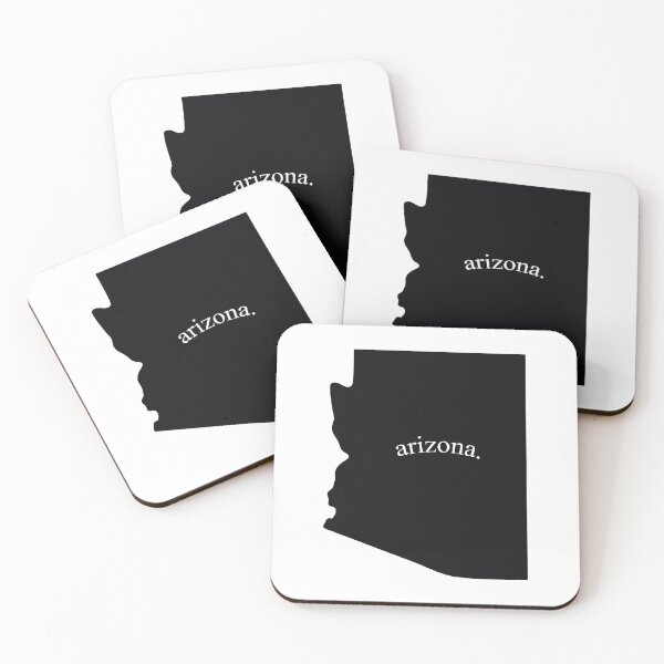Item preview, Arizona State Outline Silhouette With Text designed and sold by qdesigns-az.