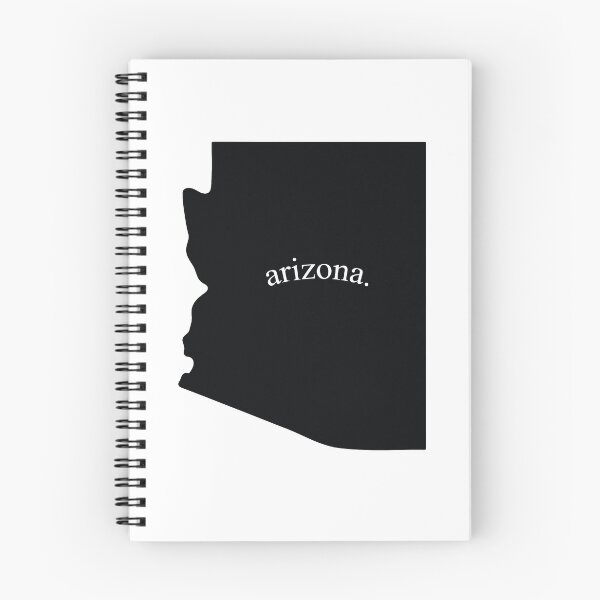 Item preview, Arizona State Outline Silhouette With Text designed and sold by qdesigns-az.