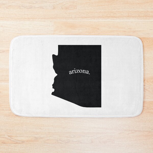 Item preview, Arizona State Outline Silhouette With Text designed and sold by qdesigns-az.
