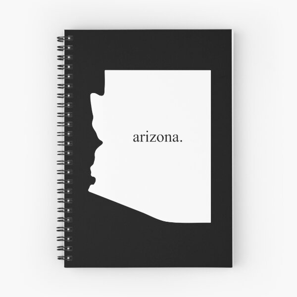 Item preview, Arizona State Outline Silhouette With Text designed and sold by qdesigns-az.