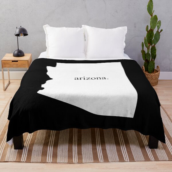 Item preview, Arizona State Outline Silhouette With Text designed and sold by qdesigns-az.