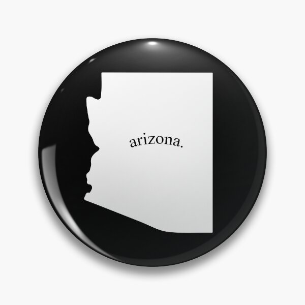 Item preview, Arizona State Outline Silhouette With Text designed and sold by qdesigns-az.