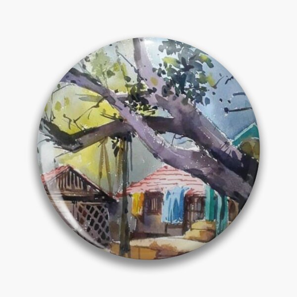 Item preview, painting view of a rural background designed and sold by VIVEK KUMAR RAI.
