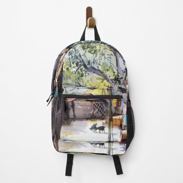 Item preview, painting view of a rural background designed and sold by VIVEK KUMAR RAI.