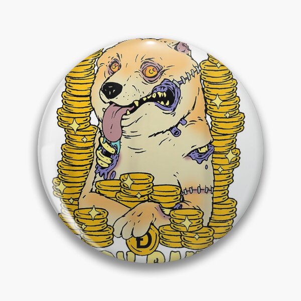 Artikelvorschau, Viel gewinnt Zombie Halloween Dogecoin Wow Cryptocurrency T-Shirt entworfen und verkauft von BauchAlberta.
