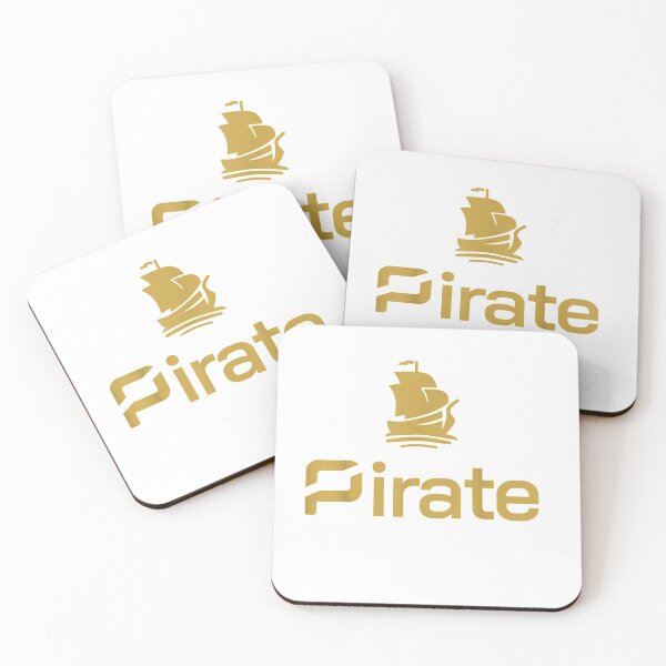 Item preview, Pirate Chain Altcoin Pirate Ship ARRR Gold T-Shirt designed and sold by CreceliusAdolf.