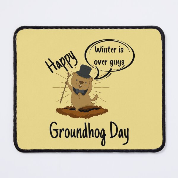 Item preview, Winter Is Over Happy groundhog Day designed and sold by FebsProjects.