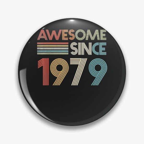 Item preview, Awesome Since 1979 Shirt Retro 42nd Birthday T-Shirt designed and sold by WilmaMcMillan.