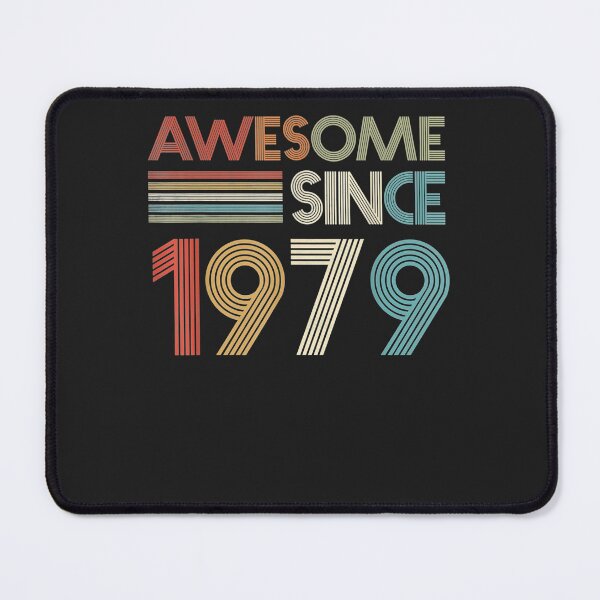Item preview, Awesome Since 1979 Shirt Retro 42nd Birthday T-Shirt designed and sold by WilmaMcMillan.