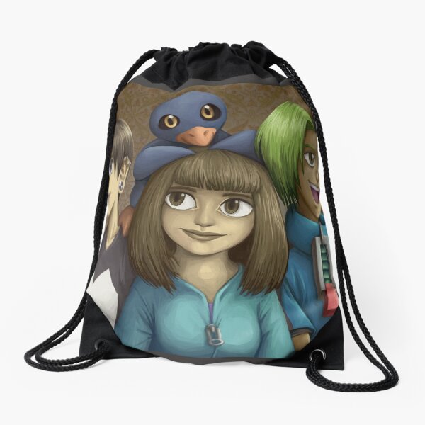 family portrait Drawstring Bag