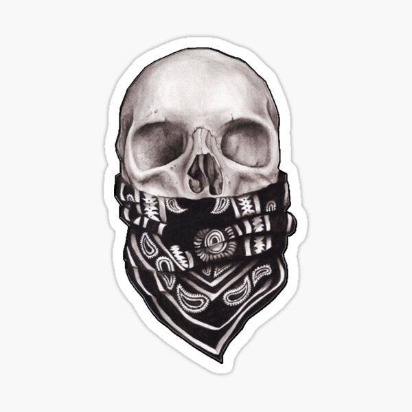 Cool Skull Sticker For Sale By Mcmamac Redbubble