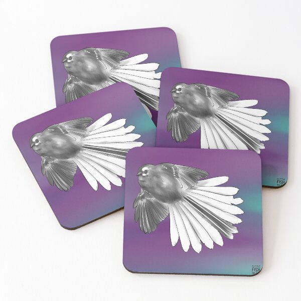 Item preview, Pīwakawaka (NZ Fantail) designed and sold by cuttlefishinknz.
