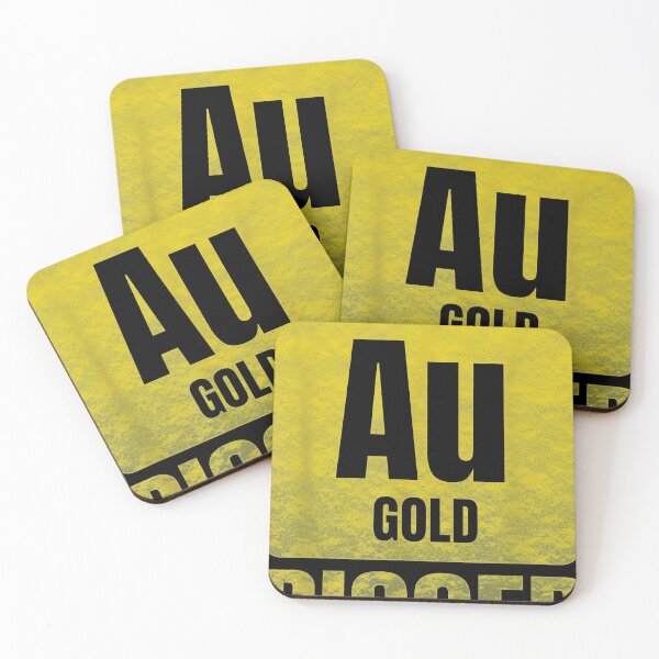 Item preview, Golden Chemical Element Au For Gold Digger designed and sold by JacalynVick.