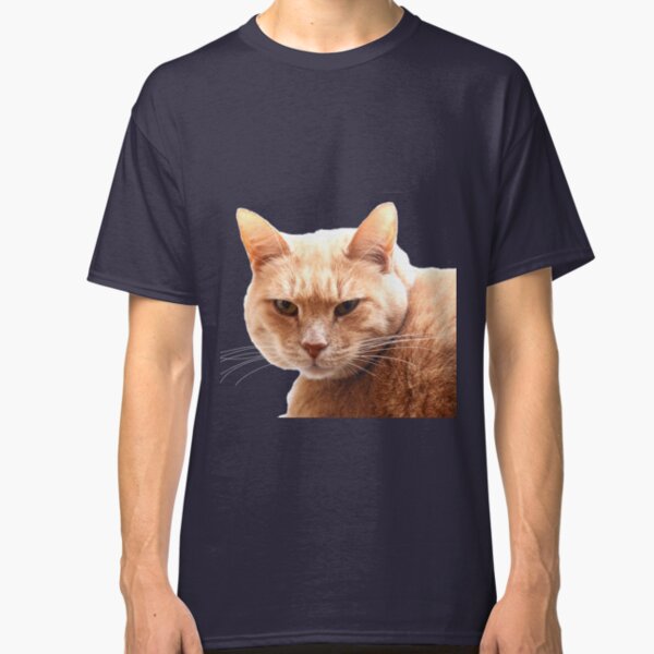 Red cat watching Classic T-Shirt