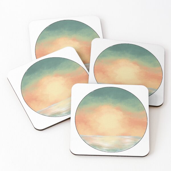 Item preview, Beach Sunset designed and sold by JIGGLYPENGUINS.