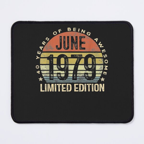 Item preview, Born June 1979 Limited Edition T-Shirt 40th Birthday Gifts designed and sold by WilmaMcMillan.