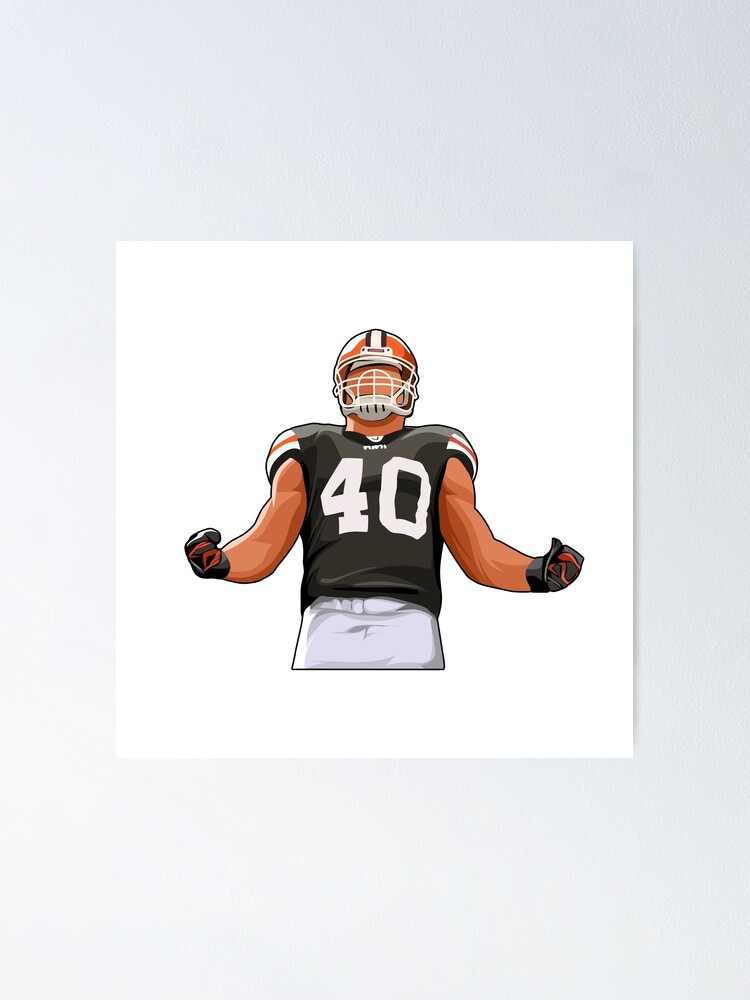 Peyton Hillis #40 Anger Reaction Sticker for Sale by GetBound18