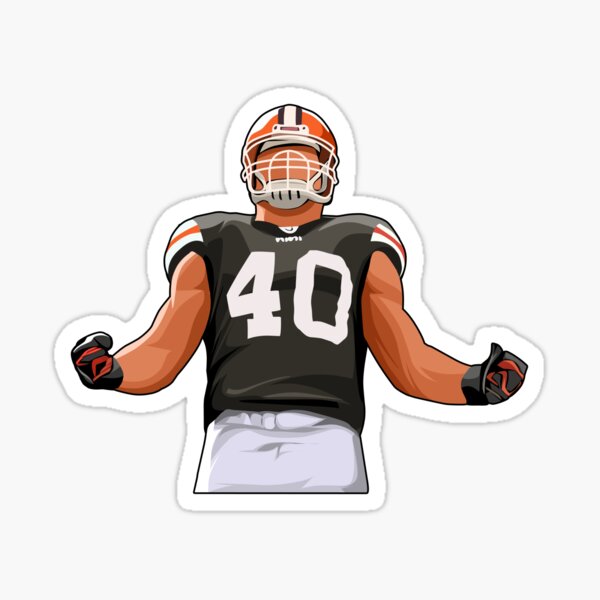 Peyton Hillis #40 Anger Reaction Sticker for Sale by GetBound18