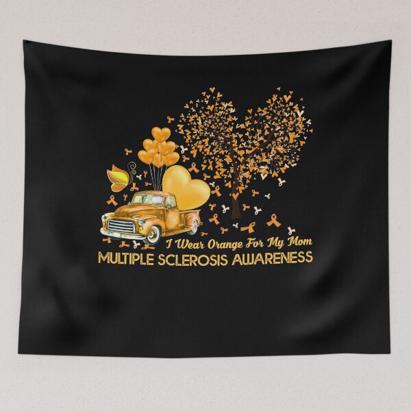 Item preview, I Wear Orange For My Mom MS Multiple Sclerosis Awareness designed and sold by Teobaldo.