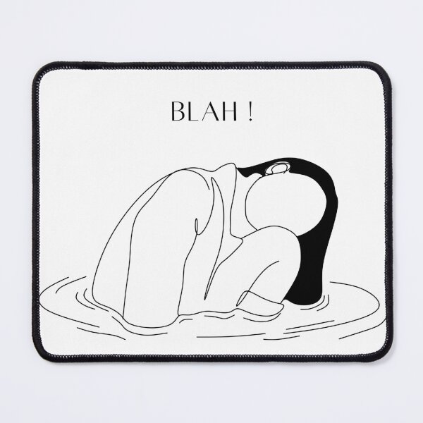 Item preview, Woman drowning in her thoughts designed and sold by Ailly's Prints ⭐⭐⭐⭐⭐.