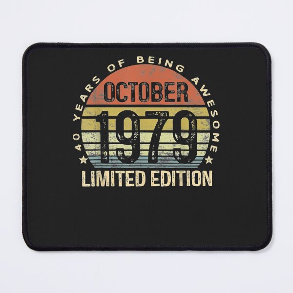Item preview, Born October 1979 Limited Edition Bday Gifts 40th Birthday T-Shirt designed and sold by WilmaMcMillan.