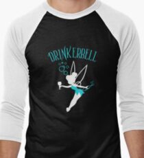 Blue Tinkerbell Men's Baseball ¾ T-Shirt