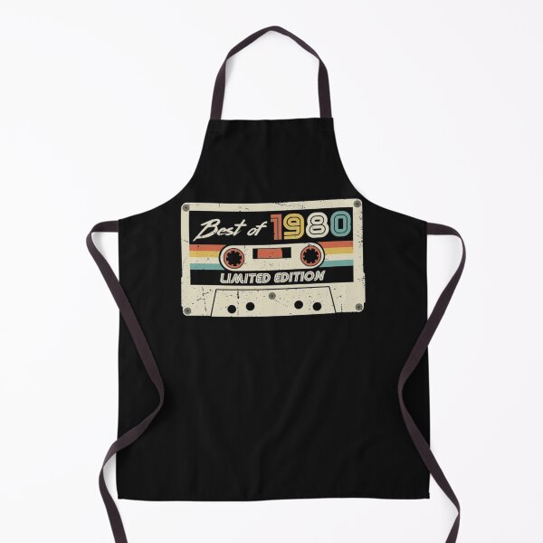 Aperçu de l'œuvre Né en 1980 Vintage 1980 Best Of 1980 40e anniversaire Retro Cassette 40 YoGift Tee Sweat à capuche à manches longues créée et vendue par RoisinMcConnell.