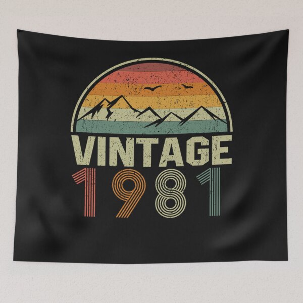 Item preview, Classic Vintage 1981 Birthday Gift Idea T-Shirt  designed and sold by TinaWinsor.