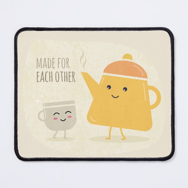 Item preview, coffee or tea with kettle - Made for each other - besties forever cute graphic designed and sold by happyrays.