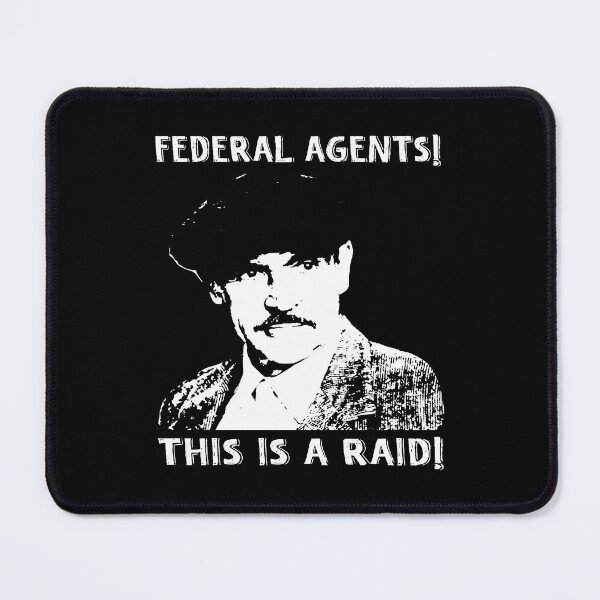 Item preview, Federal agents this is a raid poster vintage designed and sold by thuythu648.