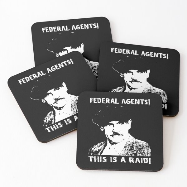 Item preview, Federal agents this is a raid poster vintage designed and sold by thuythu648.