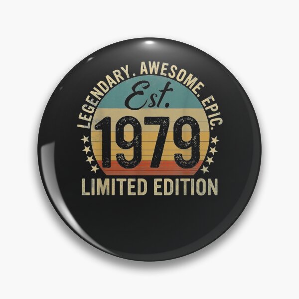 Item preview, Est. 1979 Vintage 1979 Limited Edition 42nd Birthday T-Shirt designed and sold by WilmaMcMillan.