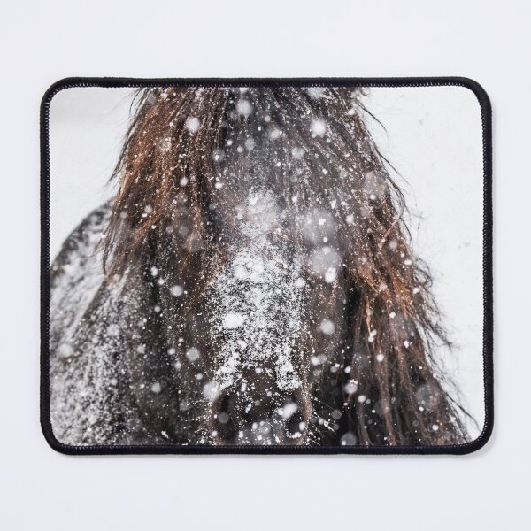 Item preview, Icelander stallion in the drifting snow designed and sold by Ingo Gerlach.