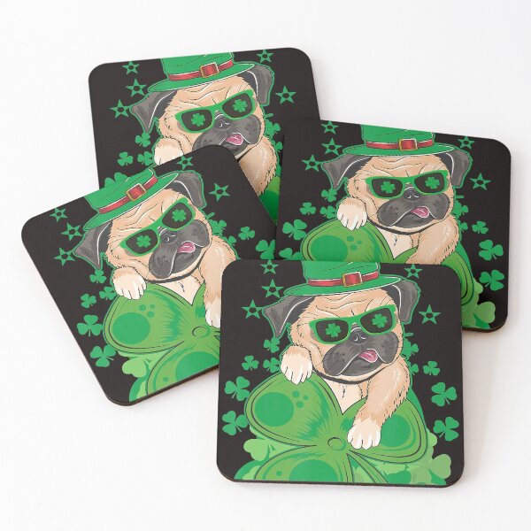 Item preview, Huge Dog Leprechaun Irish Clover St Patrick's Day Shamrock designed and sold by JodyBoling.